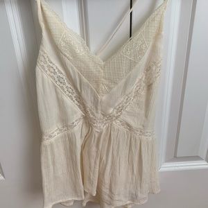 Lace tank top